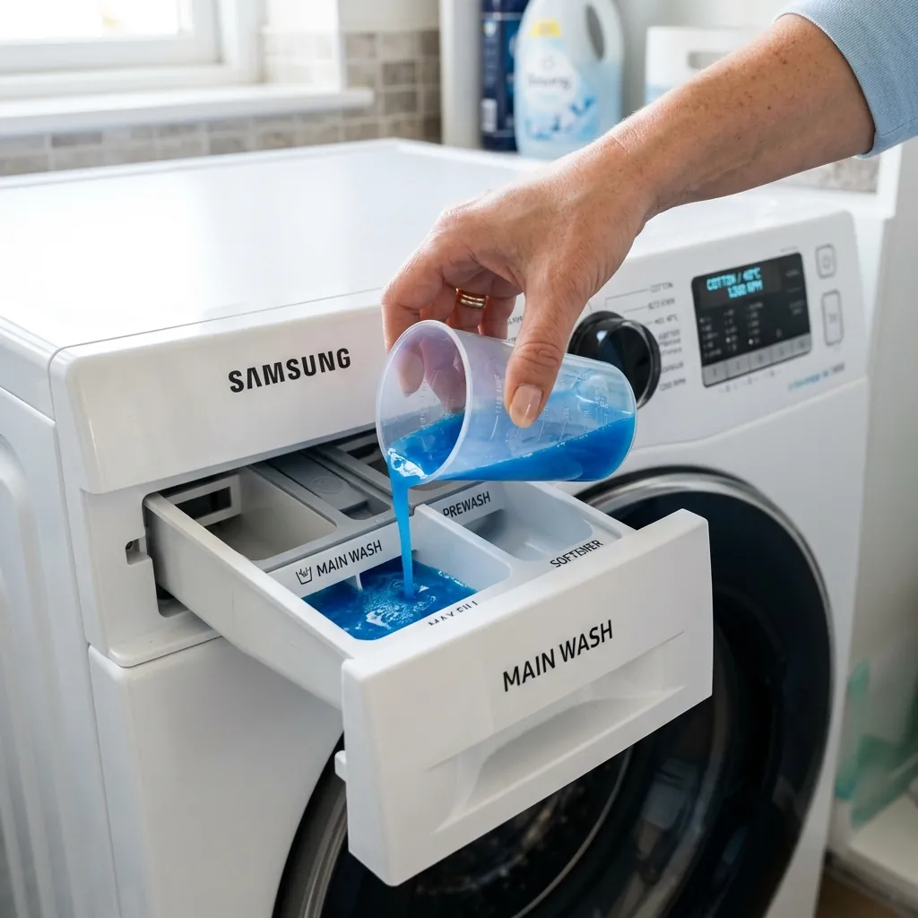 Khắc phục lỗi LE (rò rỉ nước) trên máy giặt Samsung WW90T634DLE 4 Mẹo sử dụng máy giặt Samsung tránh lỗi LE hiệu quả