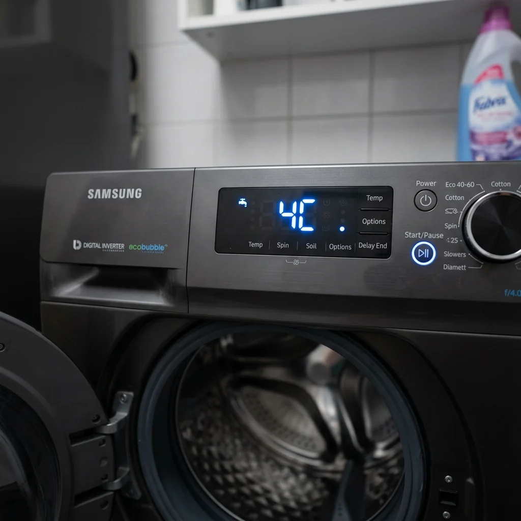 Cách khắc phục lỗi 4C máy giặt Samsung WW90TP44DSB tại nhà 2 Dấu hiệu nhận biết lỗi 4C trên máy giặt Samsung WW90TP44DSB