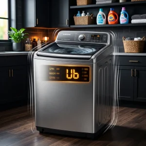 Tại sao máy giặt Samsung WA90T5260BY báo lỗi UB và không vắt được?