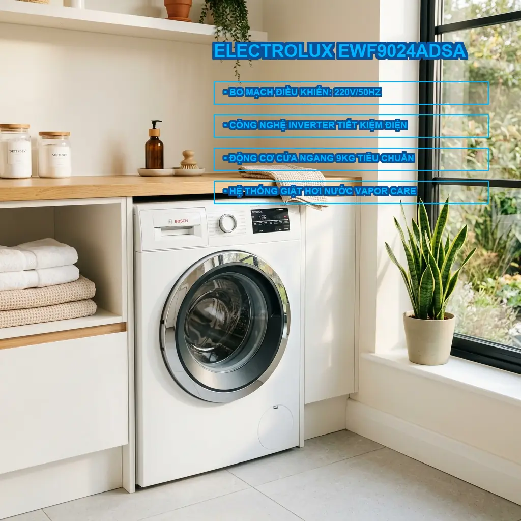 Cách khắc phục lỗi E90 máy giặt Electrolux EWF9024ADSA nhanh nhất 2